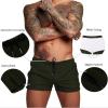 imageCOOFANDY Mens Swim Trunk Quick Dry Swimwear Mesh Lining Bathing Suit Swimsuit Board Beach Sport ShortArmy Green