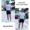 imageCOOFANDY Mens Swim Trunk Quick Dry Swimwear Mesh Lining Bathing Suit Swimsuit Board Beach Sport ShortBlack