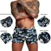 imageCOOFANDY Mens Swim Trunk Quick Dry Swimwear Mesh Lining Bathing Suit Swimsuit Board Beach Sport ShortBlue Floral Print