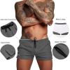 imageCOOFANDY Mens Swim Trunk Quick Dry Swimwear Mesh Lining Bathing Suit Swimsuit Board Beach Sport ShortDark Grey