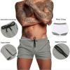 imageCOOFANDY Mens Swim Trunk Quick Dry Swimwear Mesh Lining Bathing Suit Swimsuit Board Beach Sport ShortGrey