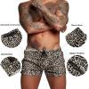 imageCOOFANDY Mens Swim Trunk Quick Dry Swimwear Mesh Lining Bathing Suit Swimsuit Board Beach Sport ShortLeopard Print