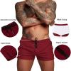 imageCOOFANDY Mens Swim Trunk Quick Dry Swimwear Mesh Lining Bathing Suit Swimsuit Board Beach Sport ShortRed