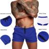 imageCOOFANDY Mens Swim Trunk Quick Dry Swimwear Mesh Lining Bathing Suit Swimsuit Board Beach Sport ShortSky Blue