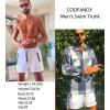 imageCOOFANDY Mens Swim Trunk Quick Dry Swimwear Mesh Lining Bathing Suit Swimsuit Board Beach Sport ShortWhite
