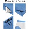 imageCOOFANDY Mens Swim Trunks Quick Dry Board Shorts Swimsuit Swimwear Bathing SuitL Sky Blue