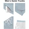 imageCOOFANDY Mens Swim Trunks Quick Dry Board Shorts Swimsuit Swimwear Bathing SuitP Blue Combo