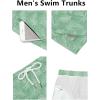 imageCOOFANDY Mens Swim Trunks Quick Dry Board Shorts Swimsuit Swimwear Bathing SuitP Light Green
