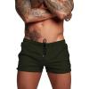 imageCOOFANDY Mens Swim Trunk Quick Dry Swimwear Mesh Lining Bathing Suit Swimsuit Board Beach Sport ShortArmy Green