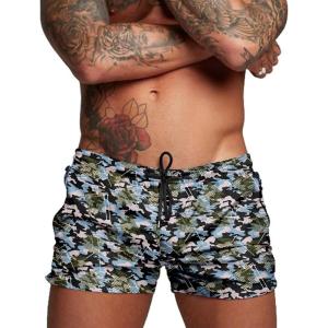 imageCOOFANDY Mens Swim Trunk Quick Dry Swimwear Mesh Lining Bathing Suit Swimsuit Board Beach Sport ShortBlue Grey Camouflage