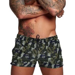 imageCOOFANDY Mens Swim Trunk Quick Dry Swimwear Mesh Lining Bathing Suit Swimsuit Board Beach Sport ShortGreen Camouflage