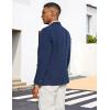 imageCOOFANDY Mens Casual Blazer Slim Fit Sport Coats One Button Stylish Business Suit JacketSoft Navy Blue