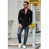imageCOOFANDY Mens Dress Shirts Long Sleeve Casual Button Down Shirts Formal Business ShirtBlack