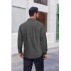 imageCOOFANDY Mens Dress Shirts Long Sleeve Casual Button Down Shirts Formal Business ShirtDark Grey