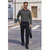 imageCOOFANDY Mens Dress Shirts Long Sleeve Casual Button Down Shirts Formal Business ShirtDark Grey