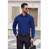 imageCOOFANDY Mens Dress Shirts Long Sleeve Casual Button Down Shirts Formal Business ShirtRoyal Blue
