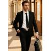 imageCOOFANDY Mens Dress Shirts Long Sleeve Casual Button Down Shirts Formal Business ShirtWhite