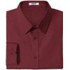 imageCOOFANDY Mens Dress Shirts Long Sleeve Casual Button Down Shirts Formal Business ShirtWine Red