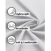 imageCOOFANDY Mens Long Sleeve Button Down Shirts Casual Untucked Dress Shirt Beach Wedding ShirtsPrintedwhite Dots