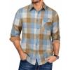 Blue Brown Plaid
