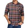 Blue Brown Red Plaid