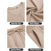 imageCOOFANDY Mens 2 Pieces Outfits Casual Quarter Zip Polo T Shirt and Shorts Set Athletic Jogging Summer TracksuitLight Khaki