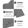 imageCOOFANDY Mens 3 Pack Workout T Shirts Short Sleeve Gym Bodybuilding Muscle Shirt Base Layer Fitness Tee TopsNblackDark GreyLight Grey