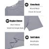 imageCOOFANDY Mens 3 Pack Workout T Shirts Short Sleeve Gym Bodybuilding Muscle Shirt Base Layer Fitness Tee TopsNblackWhiteLight Grey