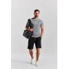 imageCOOFANDY Mens 3 Pack Workout T Shirts Short Sleeve Gym Bodybuilding Muscle Shirt Base Layer Fitness Tee TopsNblackWhiteLight Grey