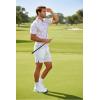 imageCOOFANDY Mens Golf Polo Shirts Short Sleeve Quick Dry Performance Moisture Wicking Golf Shirts Casual Print Collared ShirtA Colored Dots