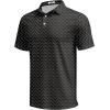 imageCOOFANDY Mens Golf Polo Shirts Short Sleeve Quick Dry Performance Moisture Wicking Golf Shirts Casual Print Collared ShirtBlack Golf Clubs