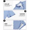 imageCOOFANDY Mens Golf Polo Shirts Short Sleeve Quick Dry Performance Moisture Wicking Golf Shirts Casual Print Collared ShirtBlue Flower