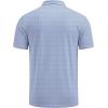 imageCOOFANDY Mens Golf Polo Shirts Short Sleeve Quick Dry Performance Moisture Wicking Golf Shirts Casual Print Collared ShirtLight Blue Square