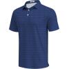 imageCOOFANDY Mens Golf Polo Shirts Short Sleeve Quick Dry Performance Moisture Wicking Golf Shirts Casual Print Collared ShirtNavy Blue Cross