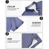 imageCOOFANDY Mens Golf Polo Shirts Short Sleeve Quick Dry Performance Moisture Wicking Golf Shirts Casual Print Collared ShirtNavy Blue Triangles