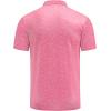 imageCOOFANDY Mens Golf Polo Shirts Short Sleeve Quick Dry Performance Moisture Wicking Golf Shirts Casual Print Collared ShirtPink Splashed Paint