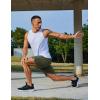 imageCOOFANDY Mens Gym Athletic Shorts with Zipper Pockets Quick Dry 7 Workout Running Training ShortsArmy Green