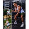 imageCOOFANDY Mens Gym Athletic Shorts with Zipper Pockets Quick Dry 7 Workout Running Training ShortsArmy Green