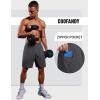 imageCOOFANDY Mens Gym Athletic Shorts with Zipper Pockets Quick Dry 7 Workout Running Training ShortsDark Gray