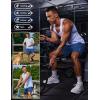 imageCOOFANDY Mens Gym Athletic Shorts with Zipper Pockets Quick Dry 7 Workout Running Training ShortsRoyal Blue