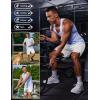 imageCOOFANDY Mens Gym Athletic Shorts with Zipper Pockets Quick Dry 7 Workout Running Training ShortsWhite