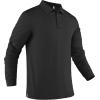 imageCOOFANDY Mens Polo Shirt Long Sleeve Moisture Wicking Sun Protection Quick Dry Golf Shirts Lightweight Collared Golf ShirtBlack