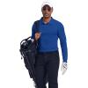 imageCOOFANDY Mens Polo Shirt Long Sleeve Moisture Wicking Sun Protection Quick Dry Golf Shirts Lightweight Collared Golf ShirtDark Blue