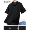 imageCOOFANDY Mens Polo Shirts Short Sleeve Quick Dry Performance Golf Polos Tactical Work Shirts with Pen Pocket01black