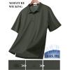 imageCOOFANDY Mens Polo Shirts Short Sleeve Quick Dry Performance Golf Polos Tactical Work Shirts with Pen PocketArmy Green