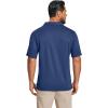imageCOOFANDY Mens Polo Shirts Short Sleeve Quick Dry Performance Golf Polos Tactical Work Shirts with Pen PocketBlue