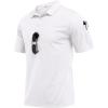 imageCOOFANDY Mens Polo Shirts Short Sleeve Quick Dry Performance Golf Polos Tactical Work Shirts with Pen PocketWhite