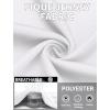 imageCOOFANDY Mens Polo Shirts Short Sleeve Quick Dry Performance Golf Polos Tactical Work Shirts with Pen PocketWhite