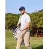 imageCOOFANDY Mens Polo Shirts Short Sleeve Quick Dry Performance Golf Polos Tactical Work Shirts with Pen PocketWhite