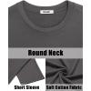 imageCOOFANDY Mens Shirt and Shorts Set 2 Piece Fashion Summer Tracksuits Cotton Oversized TShirts Cargo Shorts OutfitsDark Grey